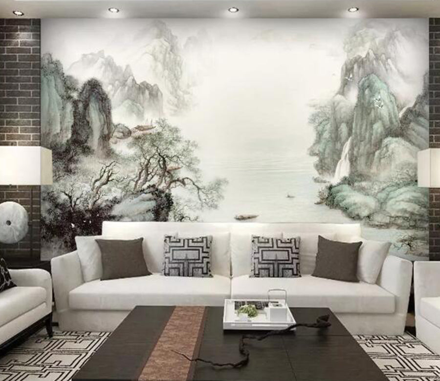 3D Canyon River WC1355 Wall Murals