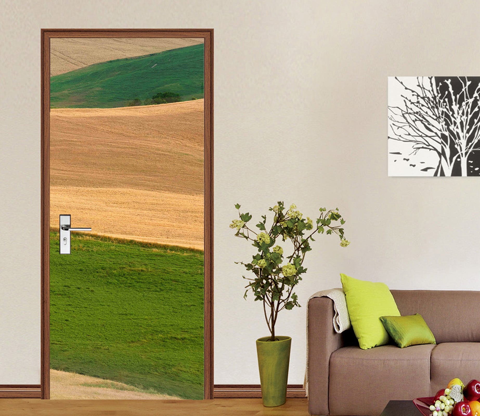 3D Grassland 11639 Marco Carmassi Door Mural