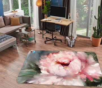 3D Pink Flower 1240 Skromova Marina Rug Non Slip Rug Mat