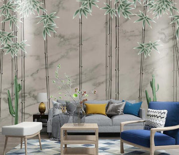 3D Bamboo Forest WC1903 Wall Murals