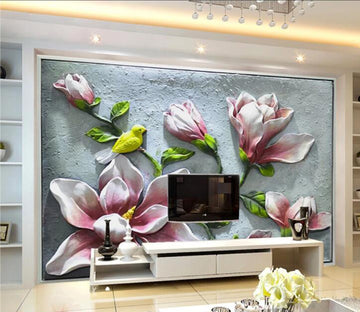 3D Wall Flower WC874 Wall Murals