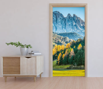 3D Lawn Woods Mountains 115130 Marco Carmassi Door Mural