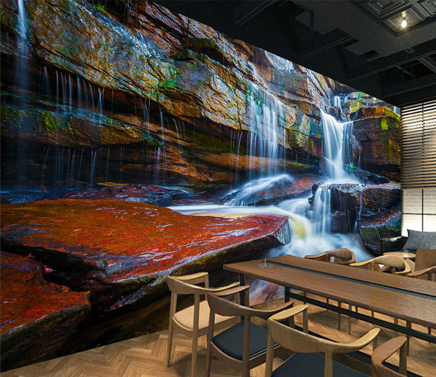 3D Valley Stream 1028 Wall Murals