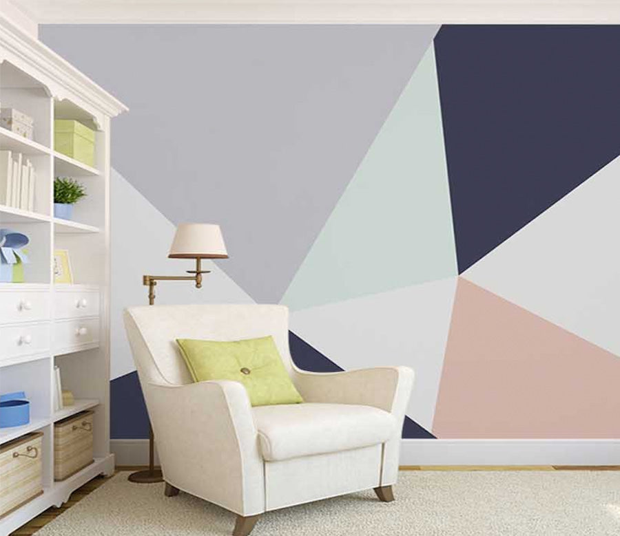 3D Color Geometry WG166 Wall Murals