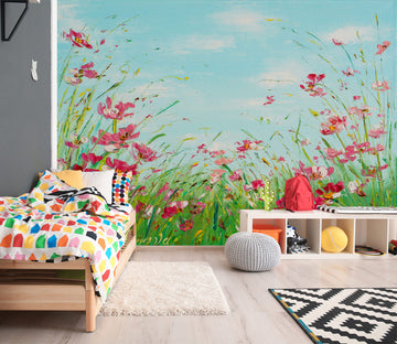 3D Pink Flower 146 Skromova Marina Wall Mural Wall Murals