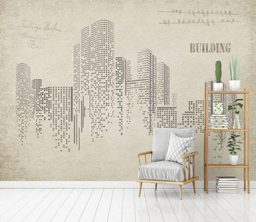 3D Digital High-rise 2020 Wall Murals