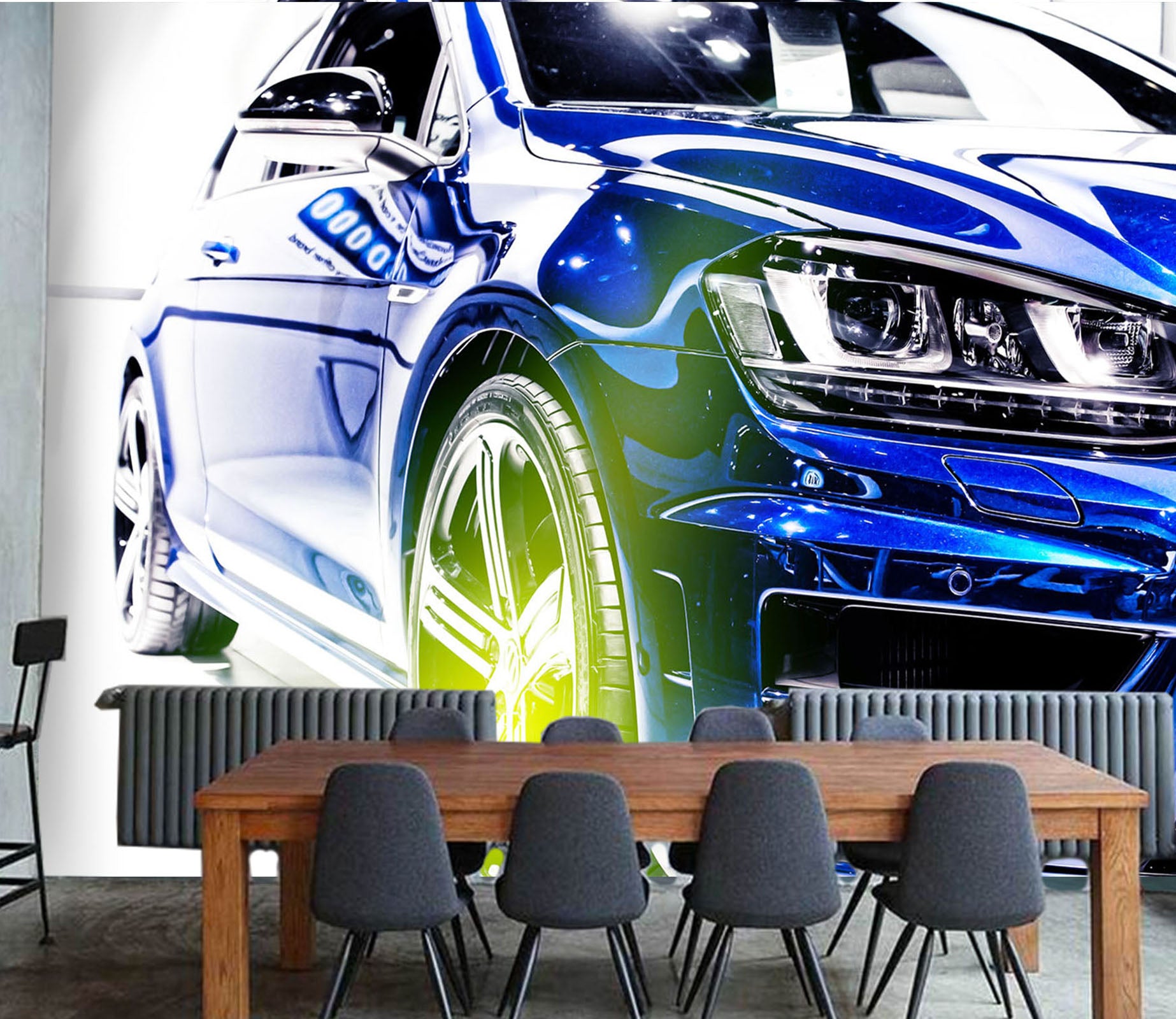 3D Supercar Car 393 Vehicle Wall Murals