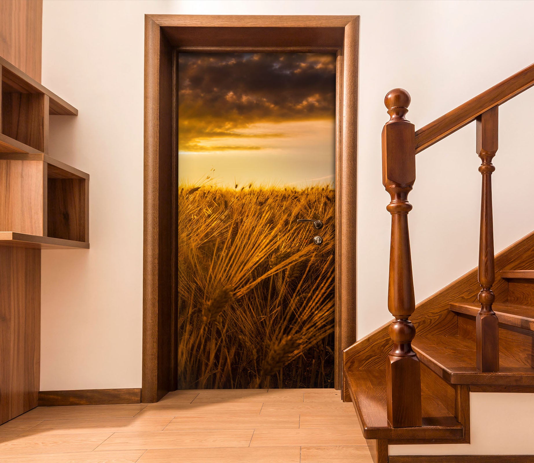 3D Wheat 114115 Marco Carmassi Door Mural