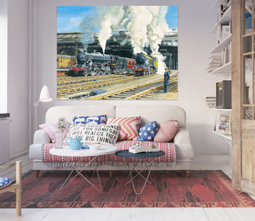 3D Full Steam Ahead 034 Trevor Mitchell Wall Sticker