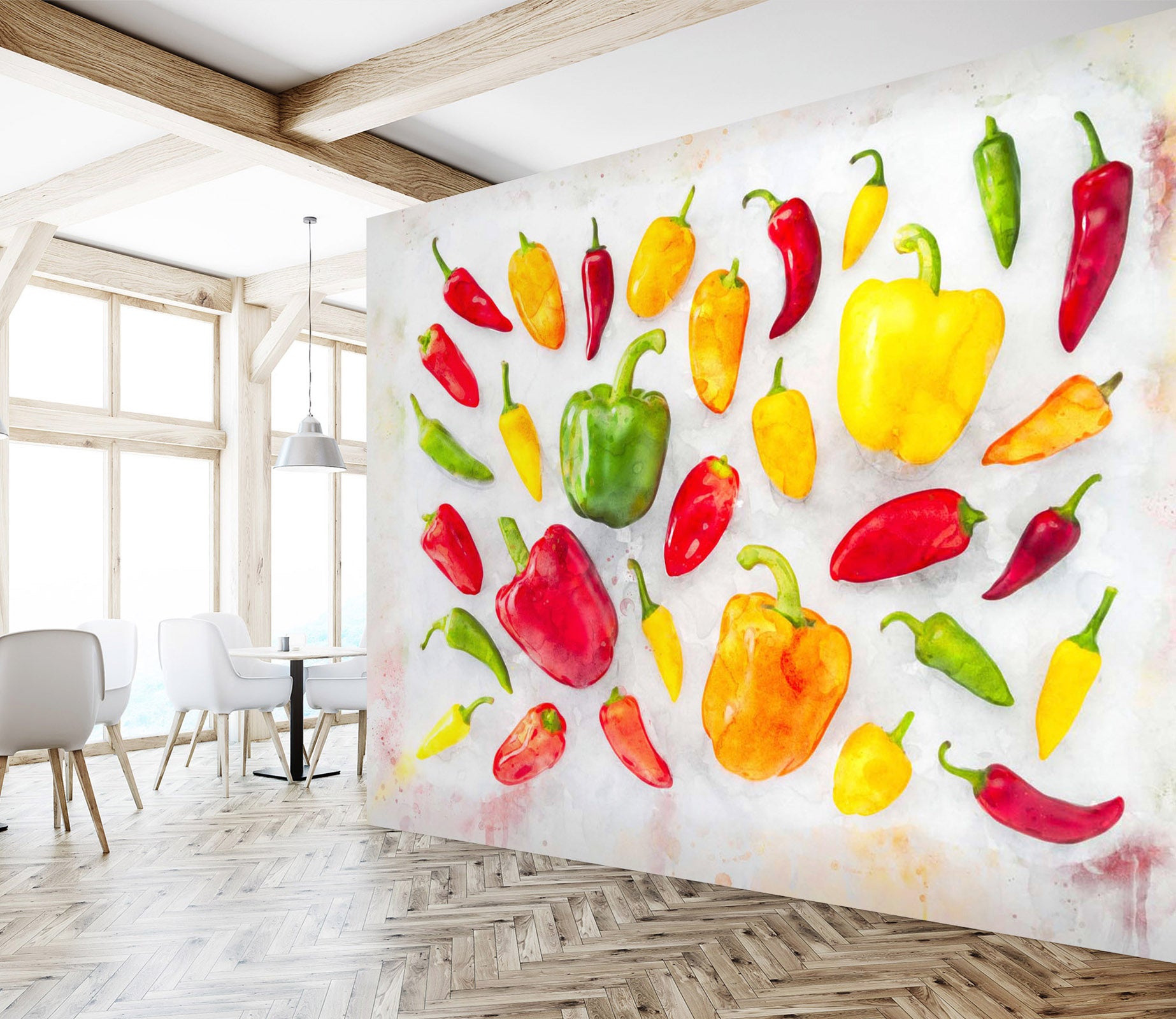 3D Red Pepper 018 Assaf Frank Wall Mural Wall Murals