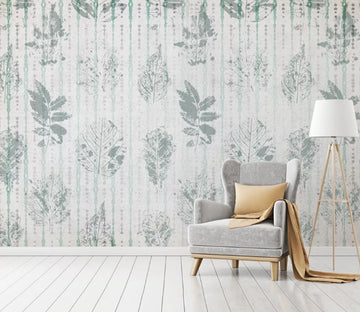 3D Leaf Pattern WC1972 Wall Murals