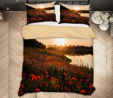 3D Flower Bush 67071 Bed Pillowcases Quilt