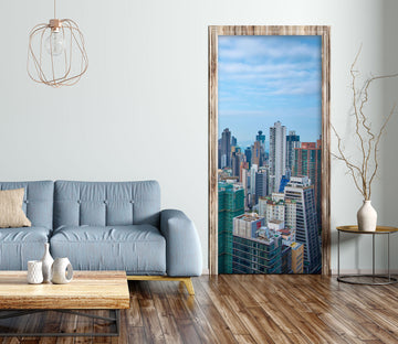 3D City High Buildings 119166 Marco Carmassi Door Mural