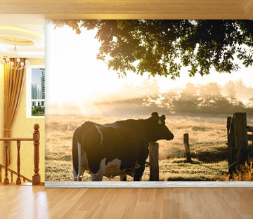 3D Cow Tree 236 Wall Murals