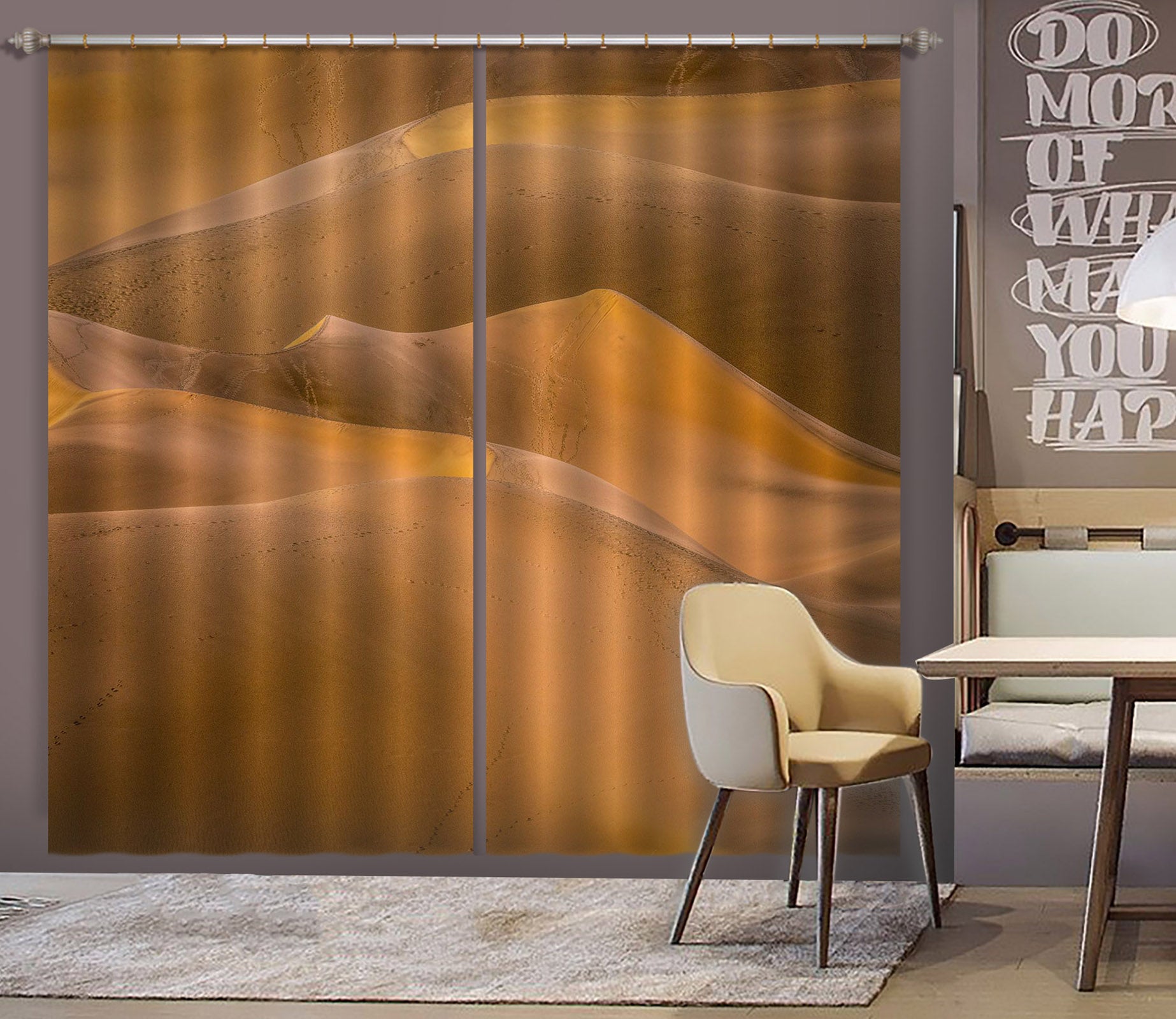 3D Loess Desert 133 Marco Carmassi Curtain Curtains Drapes