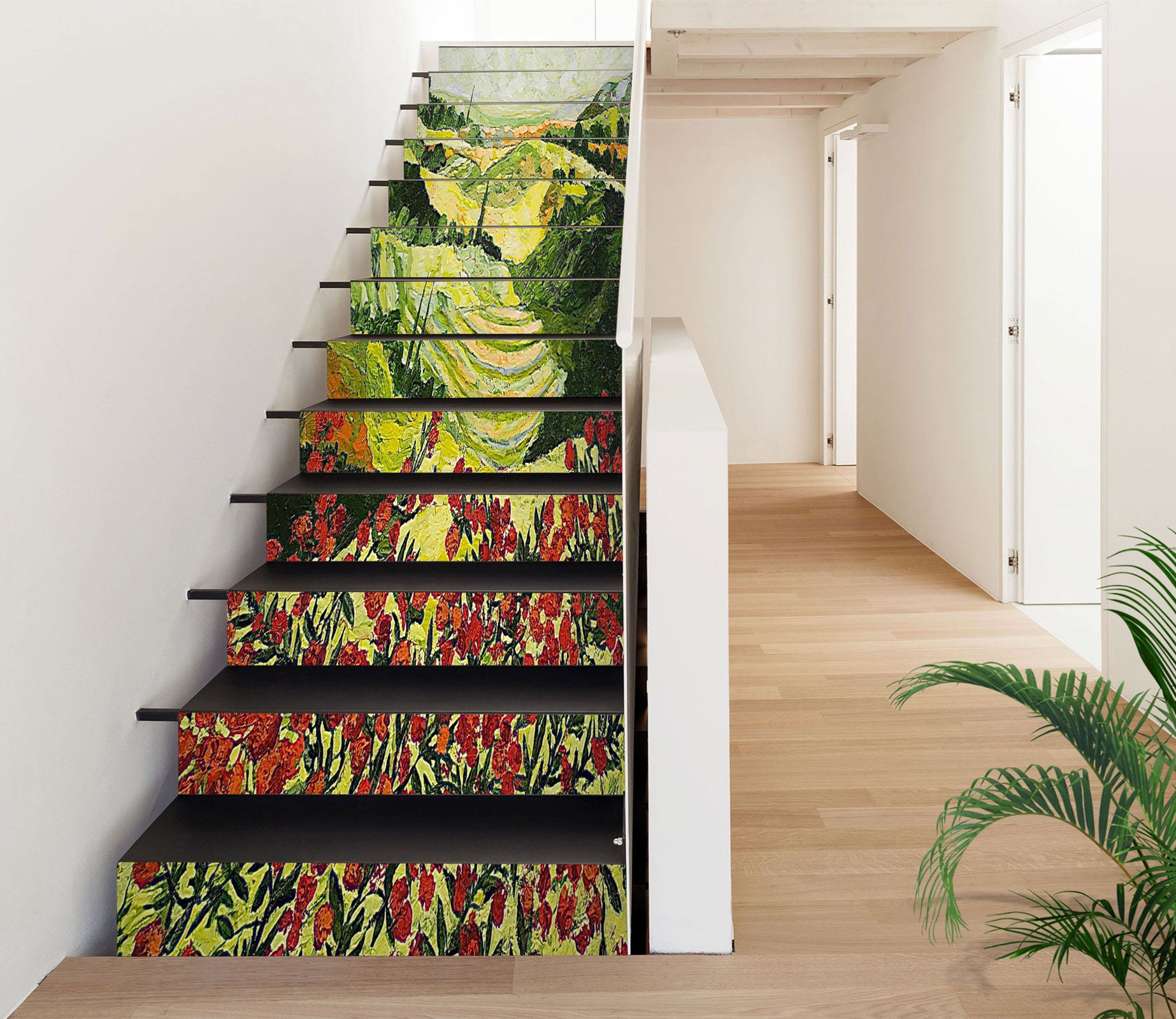 3D Field Flowers 89155 Allan P. Friedlander Stair Risers