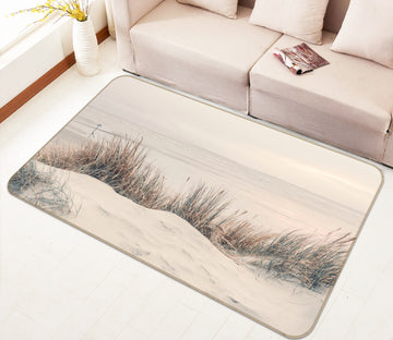 3D White Sand Beach 175 Assaf Frank Rug Non Slip Rug Mat