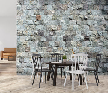 3D Green Stone Wall 61 Wall Murals