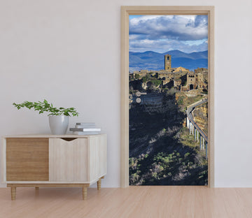 3D Mountain Building 119203 Marco Carmassi Door Mural