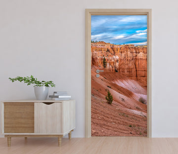 3D Red Rock Building 119216 Marco Carmassi Door Mural