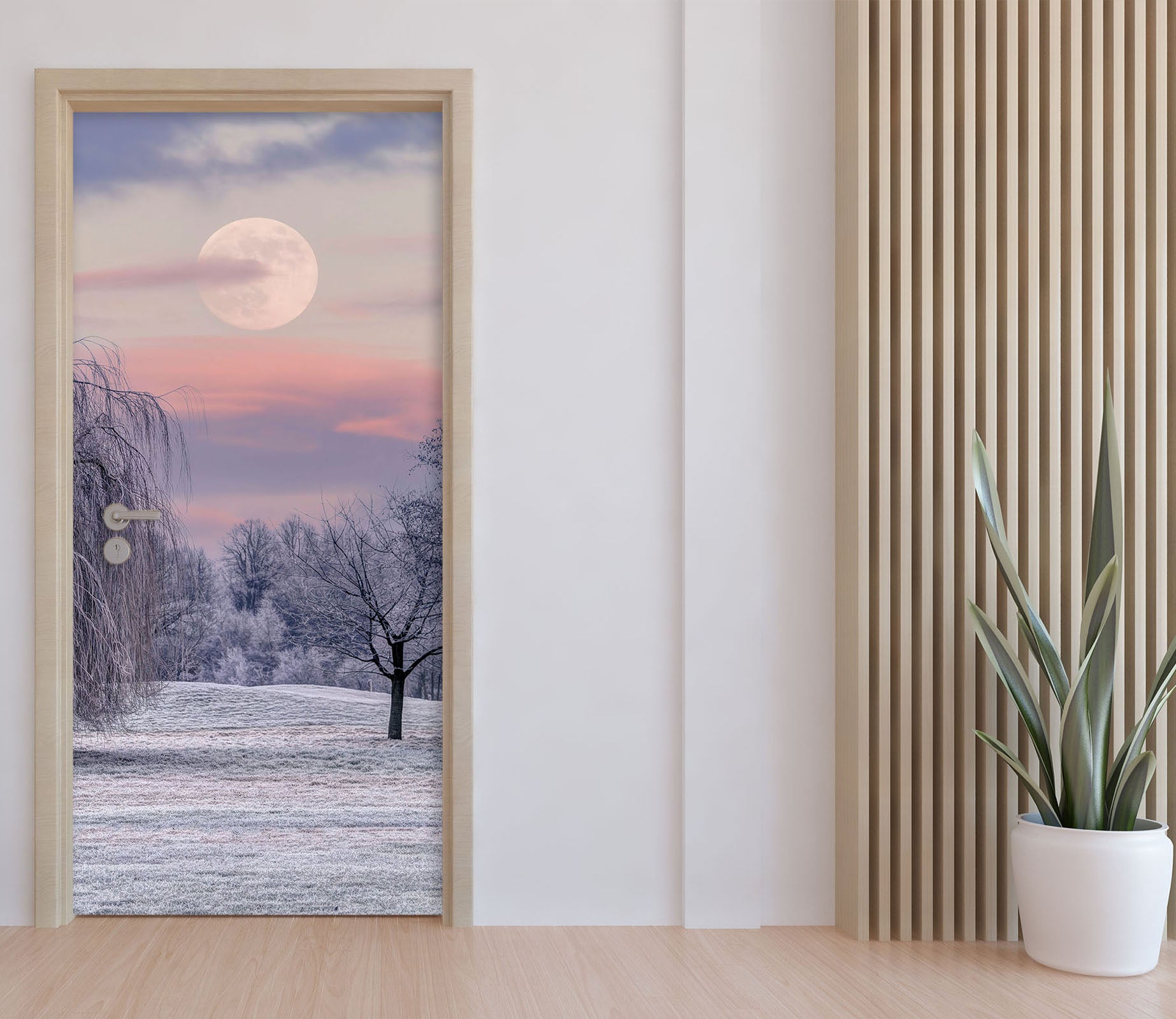 3D Winter Forest 5027 Assaf Frank Door Mural