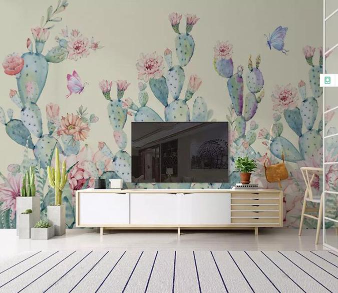 3D Color Plant 539 Wall Murals Wallpaper AJ Wallpaper 2 