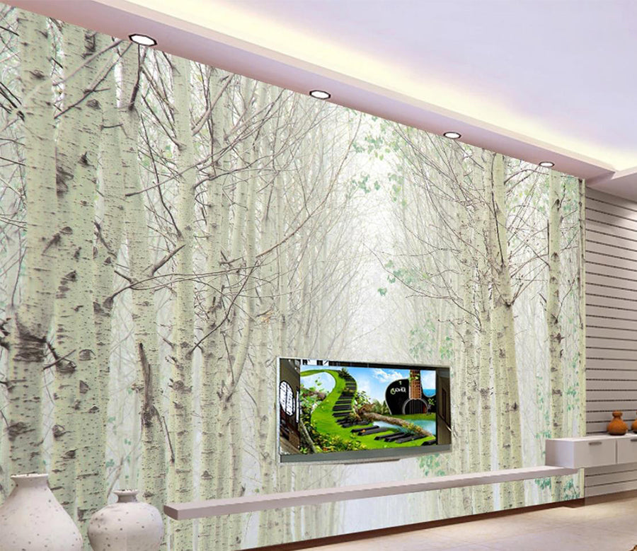 3D Spring Forest WC112 Wall Murals