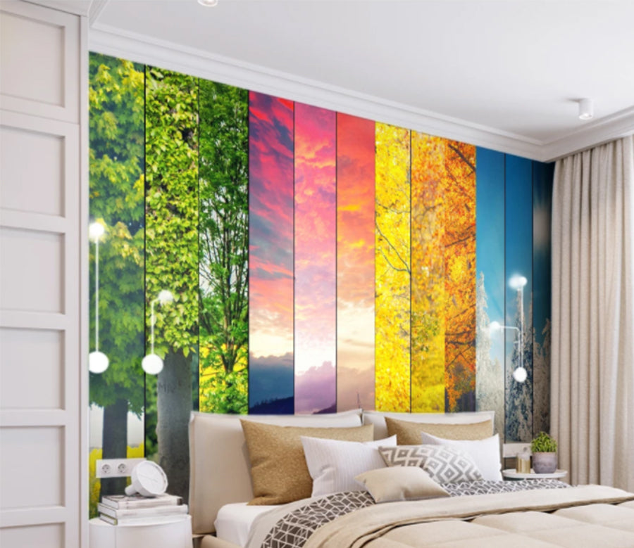 3D Four Seasons WC1096 Wall Murals