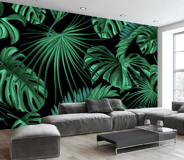 3D Forest Leaves WG314 Wall Murals