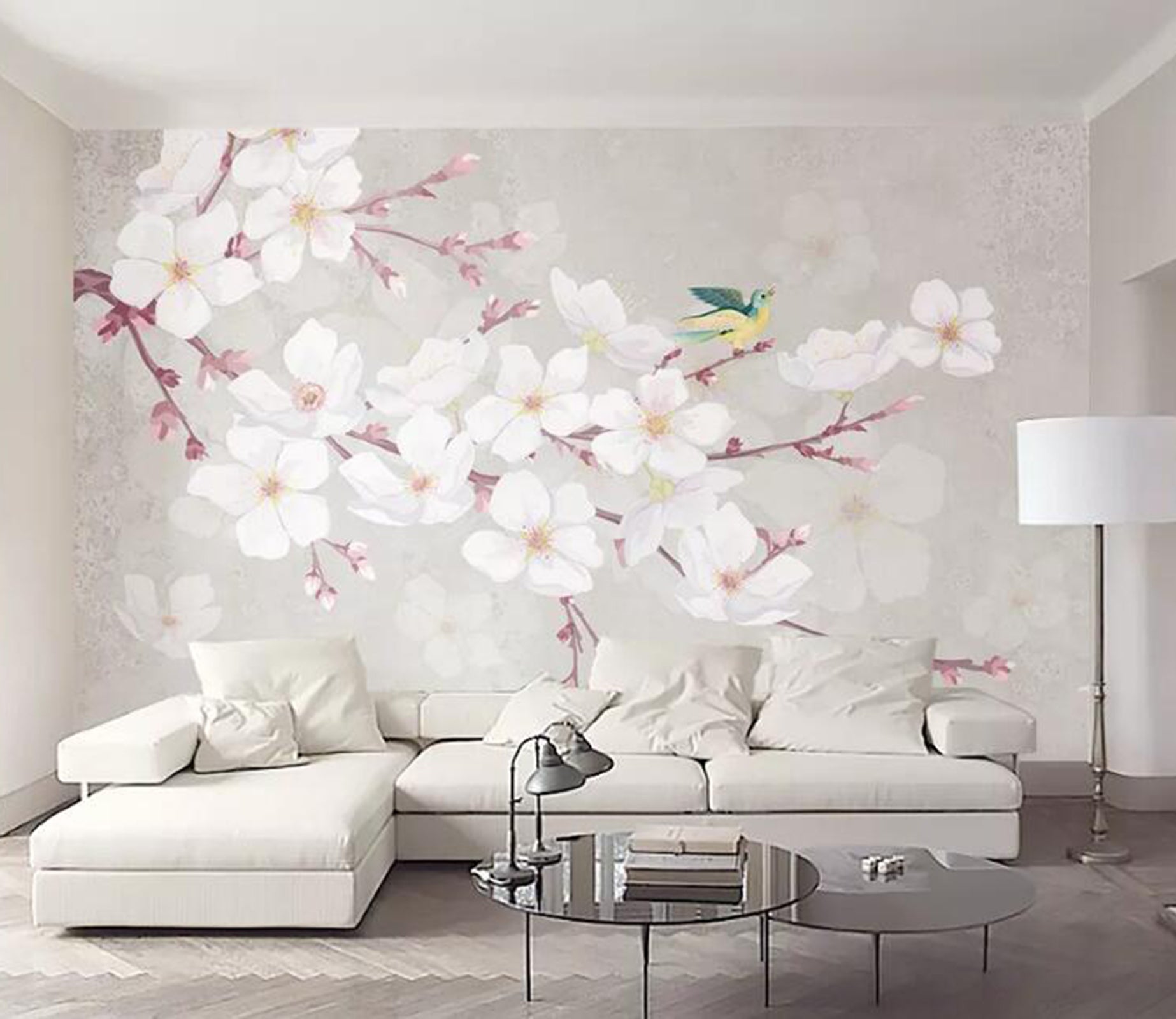 3D Peach Blossom WG08 Wall Murals Wallpaper AJ Wallpaper 2 