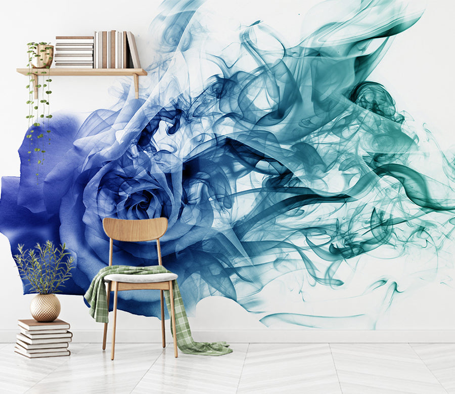 3D Blue Rose WG294 Wall Murals