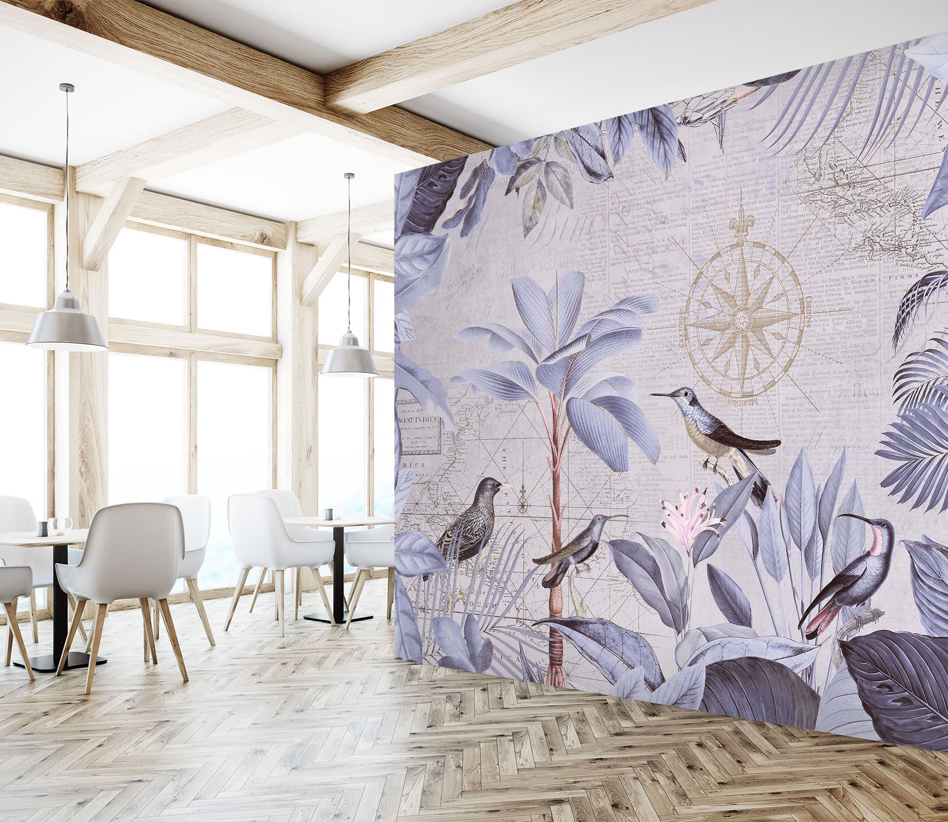 3D Bird Singing 1021 Andrea haase Wall Mural Wall Murals