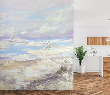 3D Sky Cloud Sea 2614 Skromova Marina Wall Mural Wall Murals