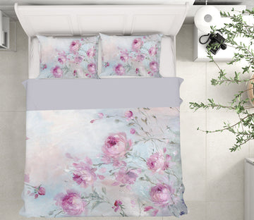 3D Painting Roses 125 Debi Coules Bedding Bed Pillowcases Quilt