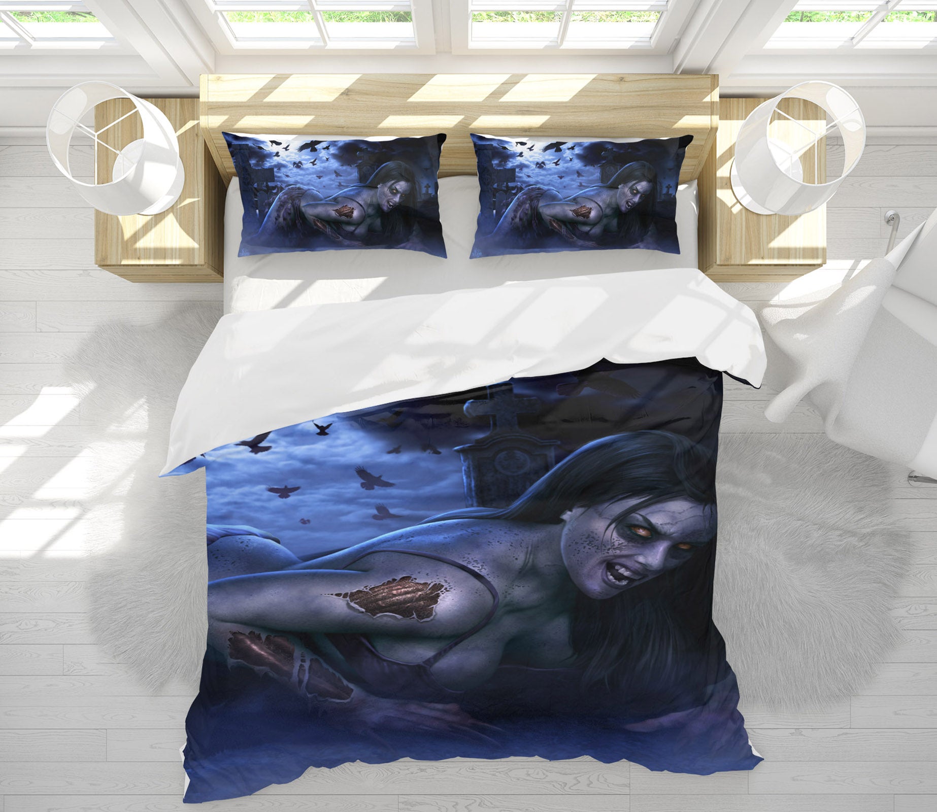 3D Woman 4090 Tom Wood Bedding Bed Pillowcases Quilt