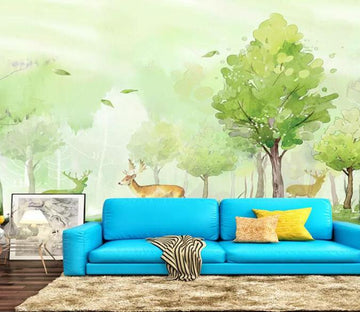 3D Green Woods 175 Wall Murals Wallpaper AJ Wallpaper 2 