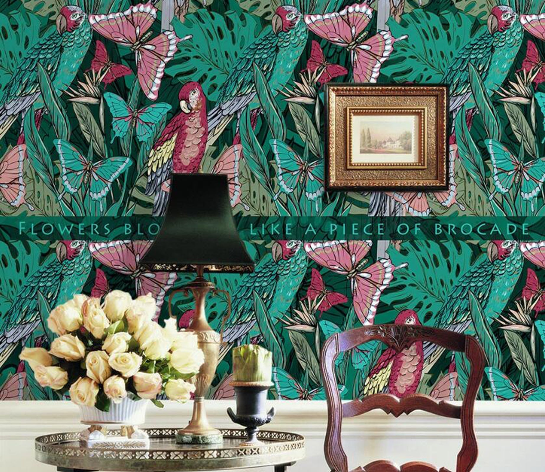 3D Leaf Butterfly WC57 Wall Murals Wallpaper AJ Wallpaper 2 