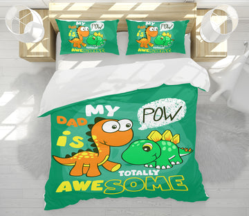 3D Cartoon Dinosaur 63214 Bed Pillowcases Quilt