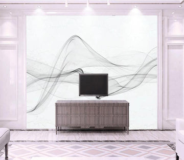 3D Elegant And Light Ink Ribbon 2345 Wall Murals