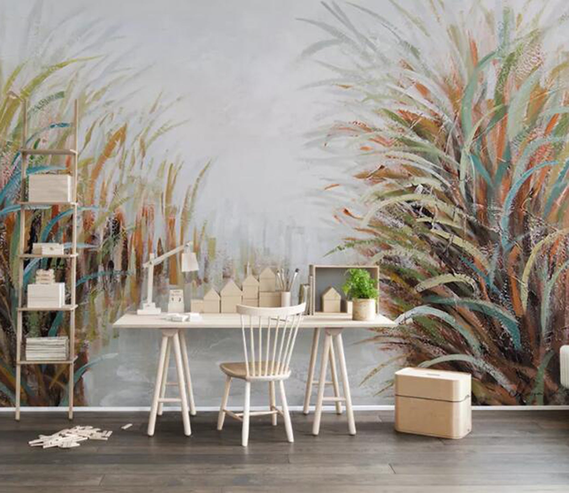 3D Colorful Reed WG41 Wall Murals Wallpaper AJ Wallpaper 2 