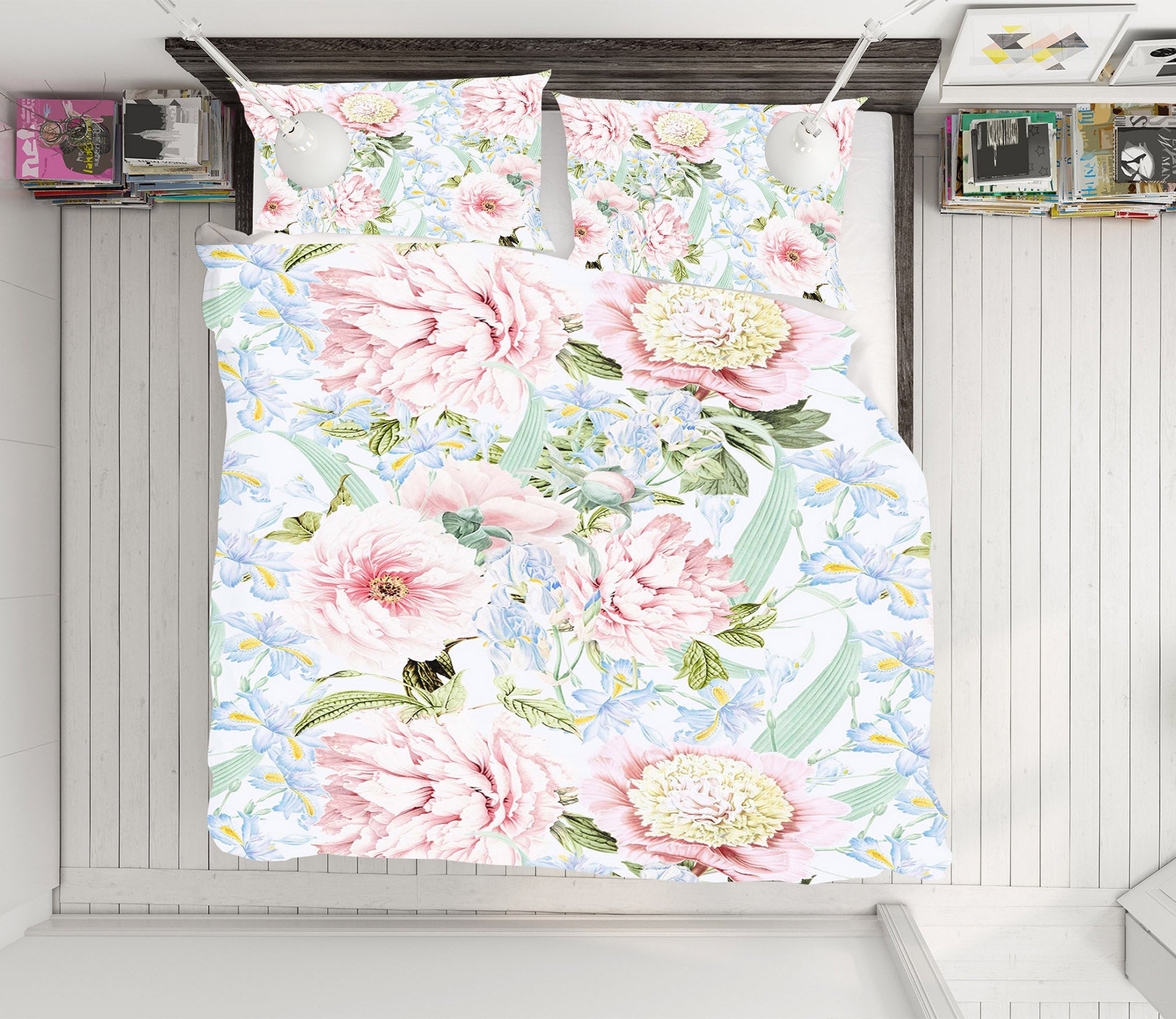 3D Pink Peony 172 Uta Naumann Bedding Bed Pillowcases Quilt