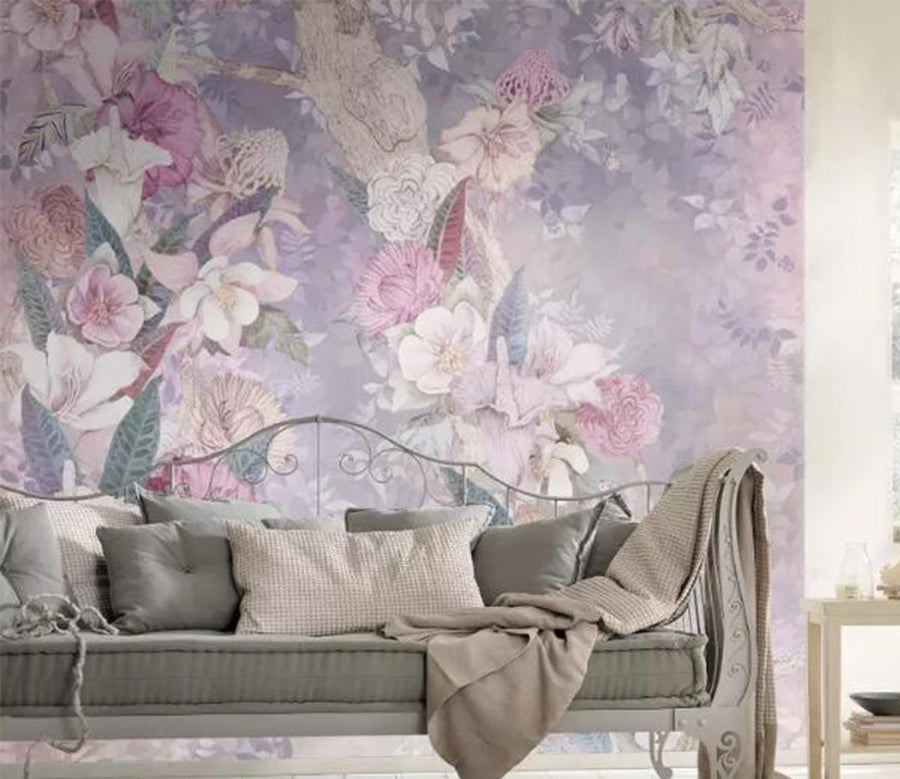 3D Lily Peony WG1028 Wall Murals