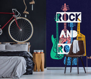 3D Guitar Bass 57141 Wall Murals