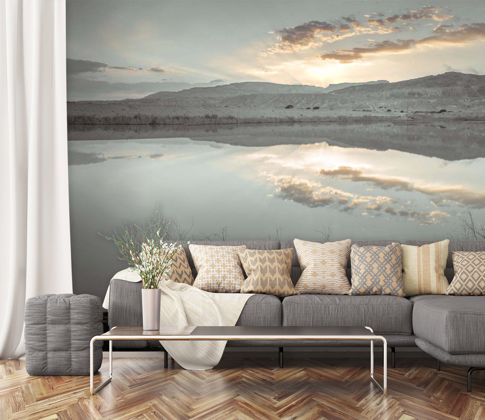 3D Cloud Reflection 019 Assaf Frank Wall Mural Wall Murals