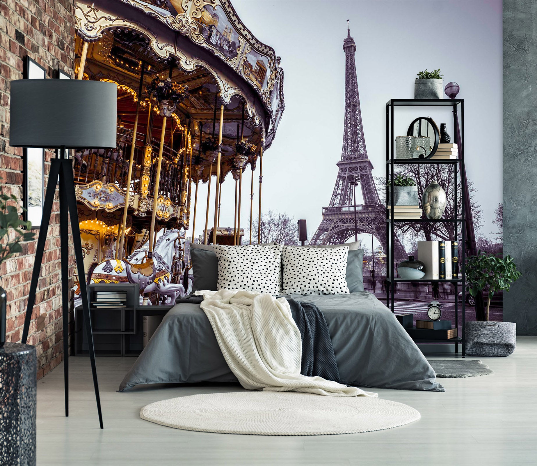 3D Eiffel Tower 1412 Assaf Frank Wall Mural Wall Murals