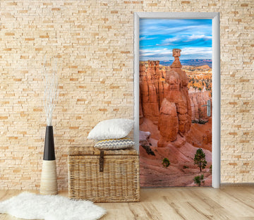 3D Red Rock Tree 119217 Marco Carmassi Door Mural