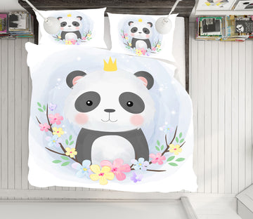 3D Panda 63206 Bed Pillowcases Quilt