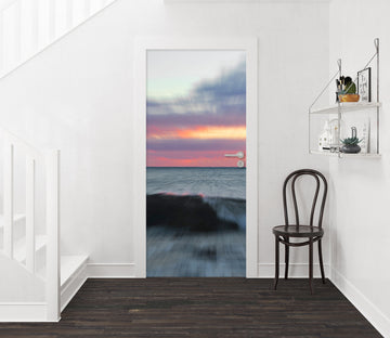 3D Sunset Ocean 11607 Marco Carmassi Door Mural