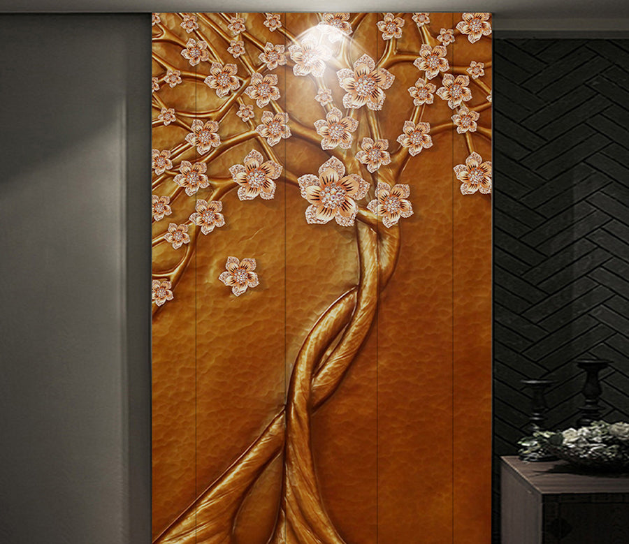 3D Diamond Flower WG007 Wall Murals