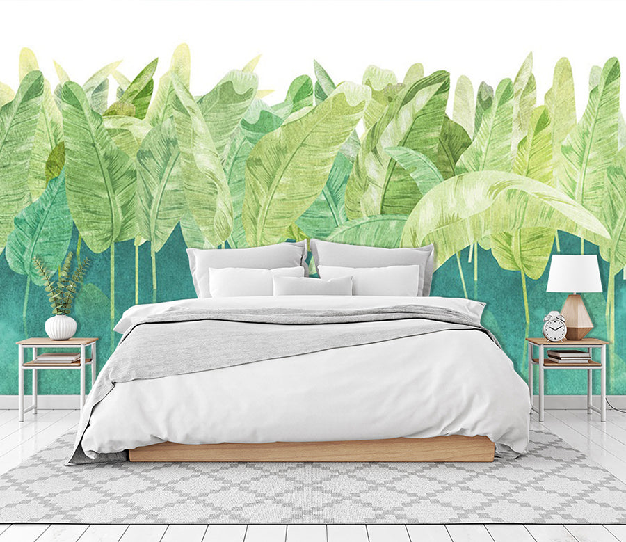 3D Long Leaves WC430 Wall Murals